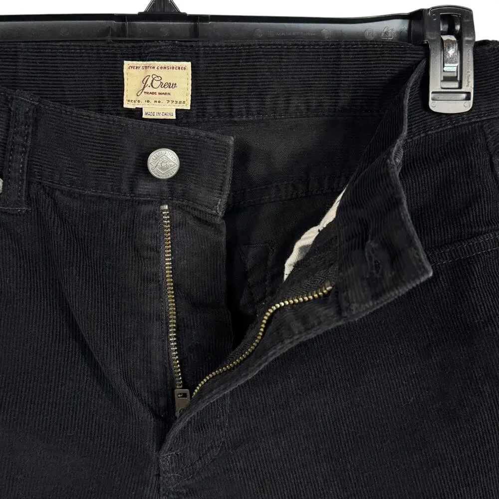 J. Crew Mens SZ W31xL32 Slim Corduroy Pants Style 484 Narrow Leg Pockets Stretch